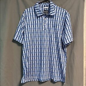 Pan Handle Mens Button Short Sleeve Polo Shirt